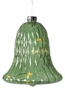 Decorazione luminosa verde ø 9 cm Luna - Sirius