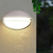 Plafoniera E27 IP54 Bianca 214x142mm mod. Palpebra Colore Bianco