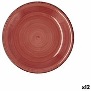 Piatto da Dolce Quid Vita Ceramica Rosso (19 cm) (12 Unità)