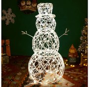 Brilagi - Decorazione natalizia LED per esterni 3,6W/31/230V 2700K 120 cm IP44 pupazzo di neve