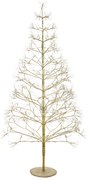 L'ocanera Albero oro luminoso con led " Foresta di luci" h 180 cm