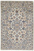 Kashan Tappeto 100x150 Beige (Iran) Annodato A Mano