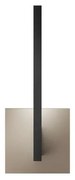 Light-Point - Inlay W1 Linear Applique da Parete Matt Black/Silver Gold