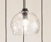 Sospensione verve- 1 luce trasparente attacco e14 senza base d' att...