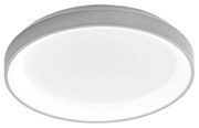 Plafoniera Moderna Krizia Alluminio Satinato Bianco 1 Modulo Led 30 W 3000 K