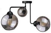Lampadario a plafone OSMO 3xE27/60W/230V nero