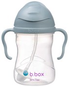 Tazza con cannuccia - blu 240 ml