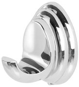 Appendino bagno a muro in acciaio cromato Facile