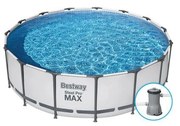 Piscina fuori terra Bestway 56438 Steel pro max rotonda 457x122 cm