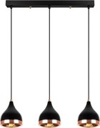 Lampadario a sospensione con cavo YILDO 3xE27/40W/230V