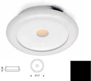 Athena illuminazione faretto pegaso 1x2,6w 140ma 120° nero ww Orione