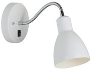 Nordlux - Lampada da parete CYCLONE 1xE14/15W/230V bianca