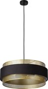 Osram - Lampadario a sospensione su cavo DECOR HORNET 3xE27/10W/230V Ø 50 cm nero/oro