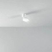 Lampada Da Soffitto In Alluminio Bianco 1 Luce