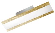 Applique Contemporanea Rail Alluminio Foglia Oro Led 22W