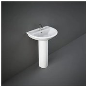 Lavabo 406 x 500 mm con colonna Karla RAK Ceramics KAWB00001