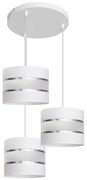 Lampadario su filo HELEN 3xE27/15W/230V bianco