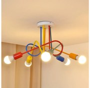 Lampadario LED da soffitto per bambini OXFORD 5xE27/15W/230V