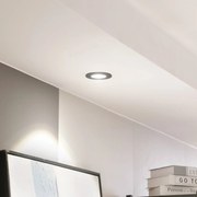 Arcchio LED downlight Zarik, nero, 4.000K