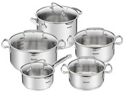 Set di pentole in acciaio inox 10 pezzi DUETTO+ G719SA55 - Tefal