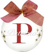 Pallina natale con nome Patrizia 10cm