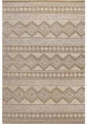 Tappeto Garden etnico geometrico beige, L 190 x L 160 cm