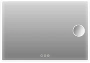 Specchio con illuminazione integrata completo di faretto bagno rettangolare Logos L 120 x H 70 x P 2.5 cm