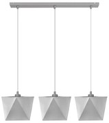 Lampadario ADAMANT 3xE27/15W/230V grigio