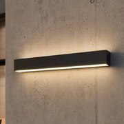 Lucande Applique da esterno a LED Lengo, 50 cm, grigio grafite, a 2 luci.