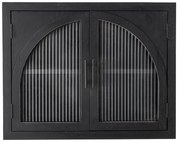 Vetrina nera in abete massiccio da appendere 62x49x23 cm Lario - Bloomingville