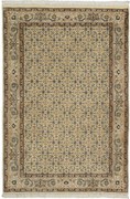 Herati Tappeto 180x120 Beige (Indian) Annodato A Mano
