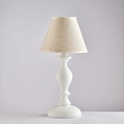 Lumetto Shabby Chic Cascina Bianco 1 Luce E14