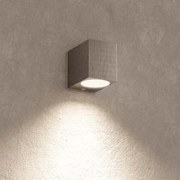 Applique Da Esterno Quadrata Monodirezionale IP65 GU10 Acciaio Inox Base GU10