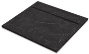 Piatto doccia SENSEA in resina Neo  nero L 90 x L 90 x H 3 cm opaco effetto marmo