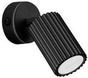 Sollux SL.1579 - Faretto da parete KARBON 1xGU10/10W/230V nero