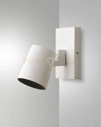 Modo spot  bianco 1 luce alluminio spazzolato orientabile  attacco ...