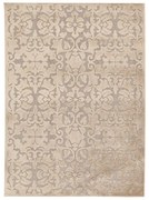 Tappeto Florentine Baroque in viscosa beige, L 200 x L 140 cm