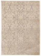 Tappeto Florentine Baroque mosaico in viscosa beige, L 200 x L 140 cm