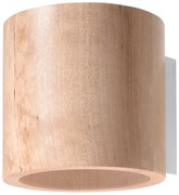 Lampada da parete in legno Roda - Sollux
