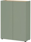 Scarpiera verde chiaro con effetto rovere 74x105x33 cm Alviano – Germania