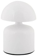 Lampada da tavolo a LED bianca con paralume in metallo (altezza 14 cm) Impetu - Leitmotiv
