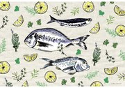 Tovaglietta in plastica 43x29 cm Fischliebe - IHR
