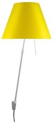 Luceplan - Costanza Applique da Parete con Dimmer Alu/Smart Yellow Luceplan