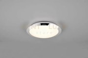 Umberto h2o plafoniera led 12w 1160lm, 3000k bordo cromo ip44 d. 29cm