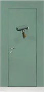 Porta Filo Muro A Battente Da Tinteggiare 70x210 Cm Reversibile