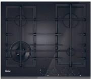 Haier Series 4 HAVG6BF4TB-PB. Colore del prodotto: Nero, Posizionamento dell'apparecchio: Da incasso, Dimensione della larghezza del piano cottura: