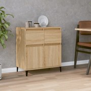 Credenza rovere sonoma 60x35x70 cm in legno multistrato