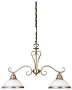 Rabalux 2757 - Lampadario ELISETT 2xE27/60W/230V