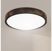 Brilagi - Plafoniera LED CARVALHO SLIM SMOKEY LED/36W/230V rovere Ø 37,5 cm