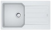 Lavello sopratop 1 vasca in fragranite bianco FRANKE City L 50 x L 86 cm